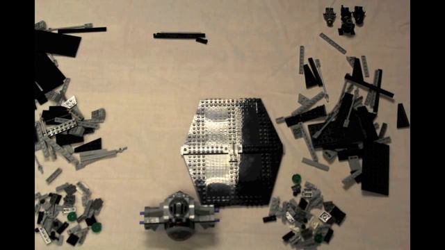 LEGO 9492 Tie Fighter Stop Motion Build