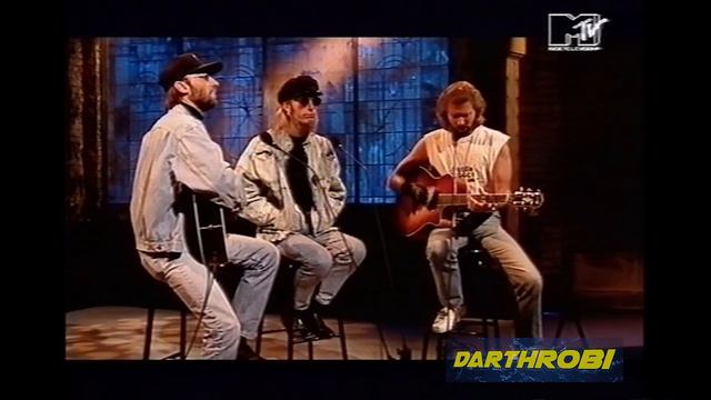 BEE GEES LIVE 1993 acoustic - 4 Songs Medley at MTVs Most Wanted Upscale to 1080p