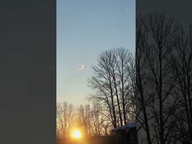 НЛО над Кронштадтом. (UFO from Russia)