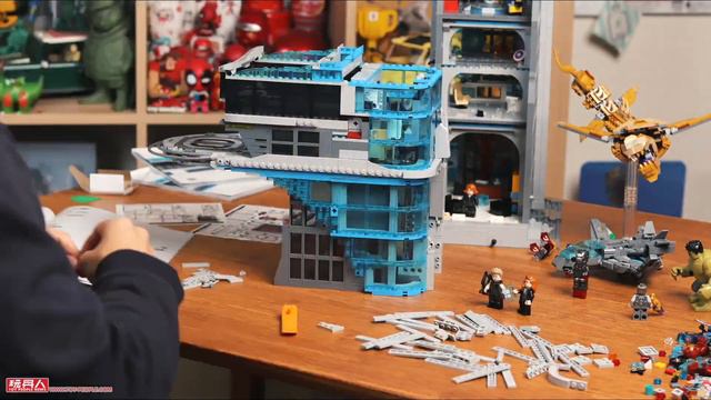 LEGO 76269「復仇者大廈」（Avengers Tower）樂高縮時攝影開箱 | 玩具人編輯部 (Speed Build & Unboxing)