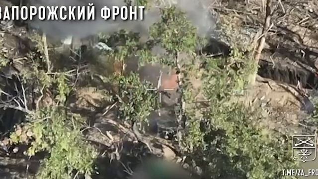 🇷🇺Группа БПЛА отряда БАРС-3 "РОДИНА" уничтожает всушные блиндажи точными ударами💪