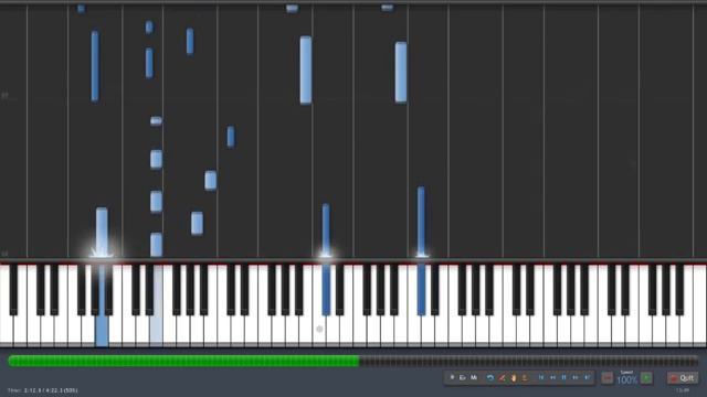 My Heart Will Go On (Titanic) Piano Cover (Synthesia)