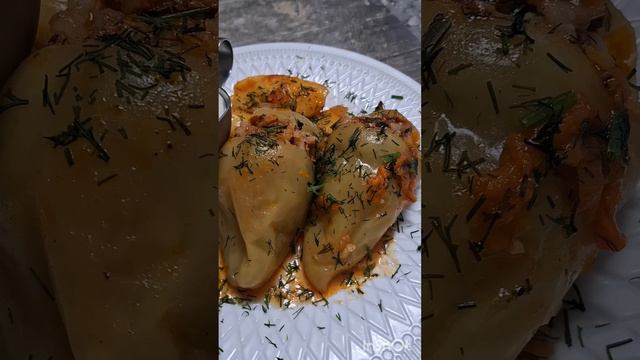 Скоро на канале-фаршированные  перцы с мясом и картофелем!#перцыфаршированные