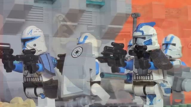 Lego Star Wars Moc "Attack of the 501."