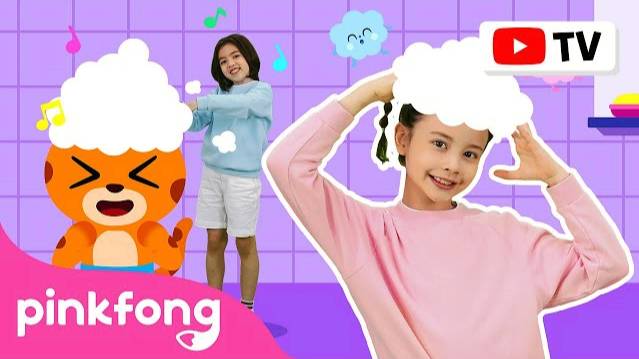 [4K] Wash My Hair Together! | Dance Along | Healthy Habits | Pinkfong Videos for Children