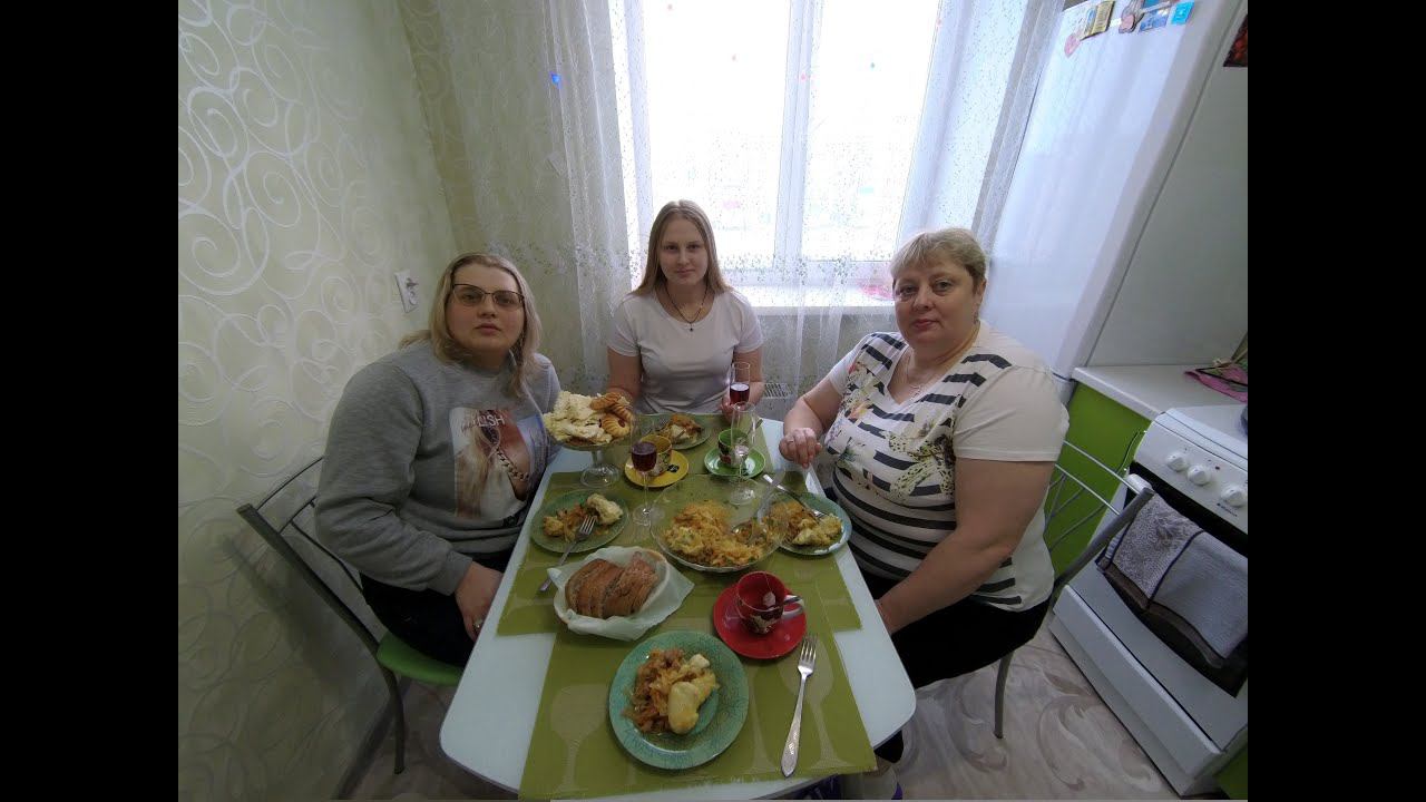 В гостях у мамы, готовим Штрудель.