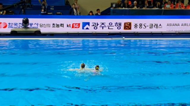 Gwangju 2019. World Championship. Synchronized Swimming. Russian Mixed duet. 
Free program. Final.