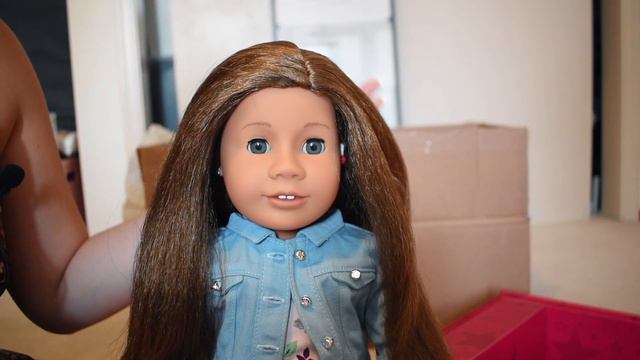 Unboxing My 4th American Girl Create Your Own Doll! Medium-skin Addy Mold with Hearing-Aid!