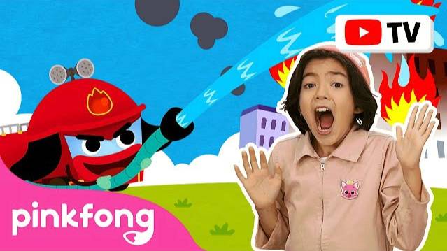 [4K] Fire Truck Song | Dance Along | Kids Rhymes | Let's Dance Together! | Pinkfong Songs