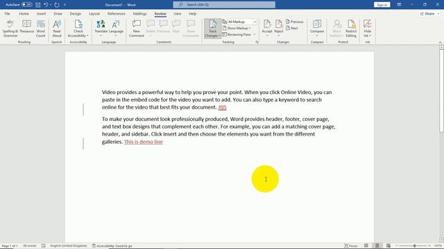 Complete Microsoft Word Tutorial - Review Menu/Tab In Word Hindi