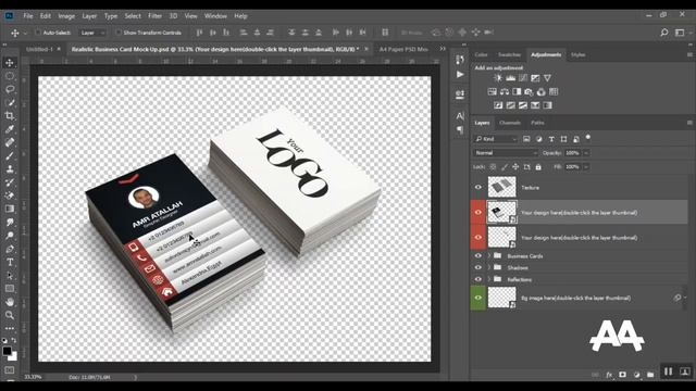 22.22 - شرح الموك اب -- اعرض تصميماتك باحترافيه ( مرفق التحميلات ) - What is Mockup in Photoshop