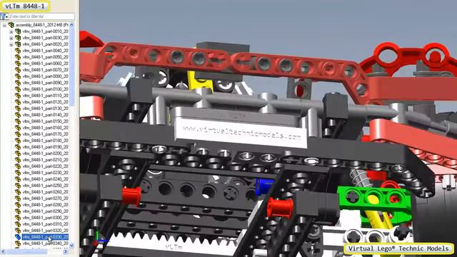 vLTm 8448-1 - Virtual Lego® Technic Models