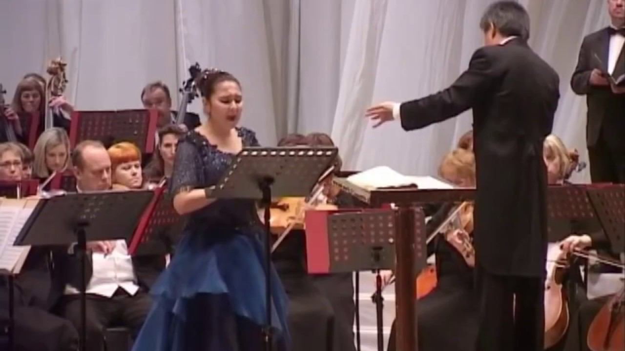 ВЕРДИ "D'amor sull'ali rosee...", Ария Леоноры ТРУБАДУР (4д.)  - Ариза Бенин / VERDI Aria of Leonora