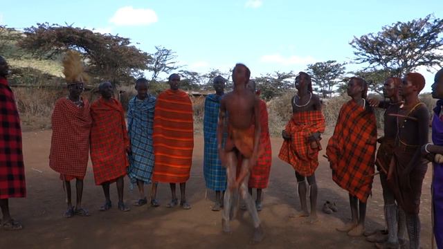 Maasai jumping @ Maasai Village, Kenya