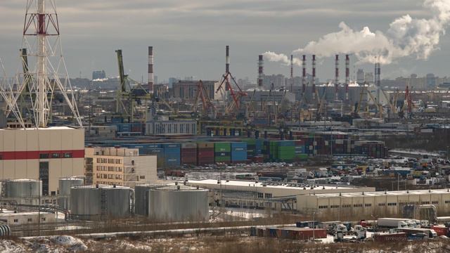 Таймлапсы Санкт-Петербурга с балкона новостройки в Южной Акватории.