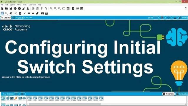 Packet Tracer V7.2 - Configuring Initial Switch Settings