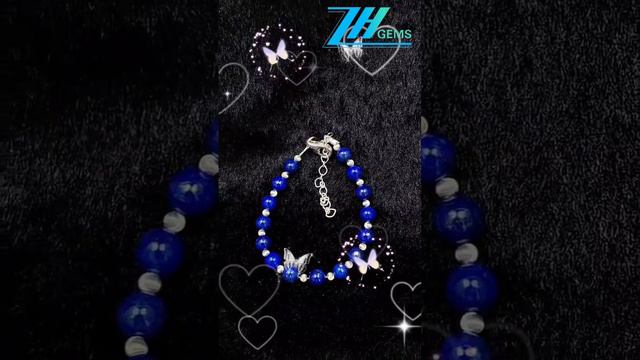 GN-20240929-01 S925 Silver Boutique Bracelet Lapis Lazuli Beads Bead Bracelet Designer Crafts Hot