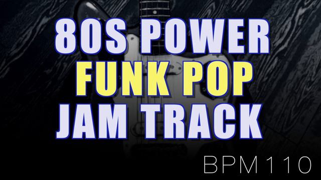 Gm 80s Power Funk Pop Groove Backing Track in G minor (2)