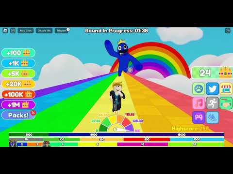 бегу по радуге! Roblox