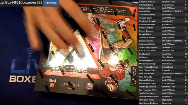 NFL 10 Box Mixer #282 LBB