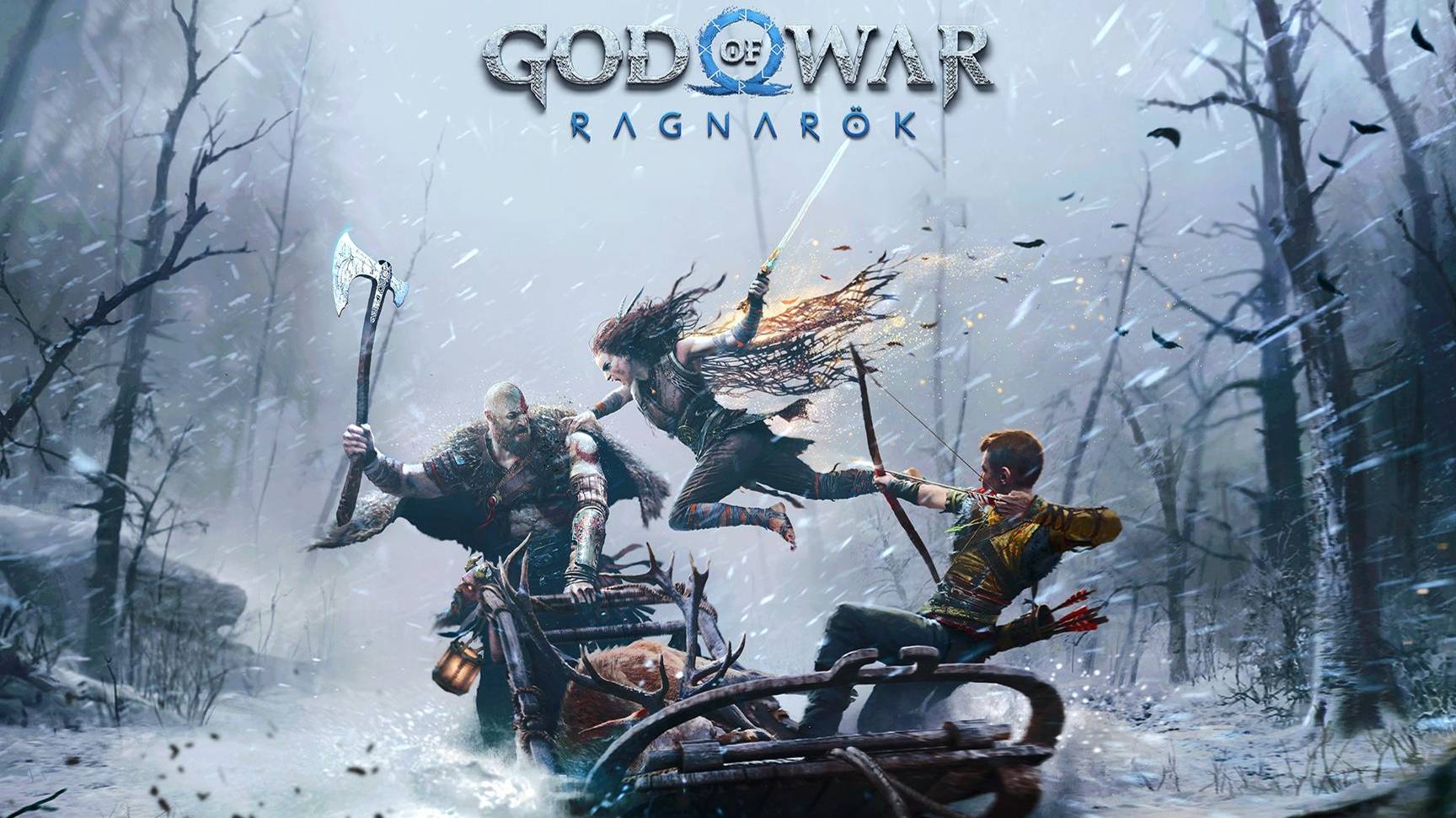 God of War: Ragnarok .  Лысый мужик, он шутить не привык #1