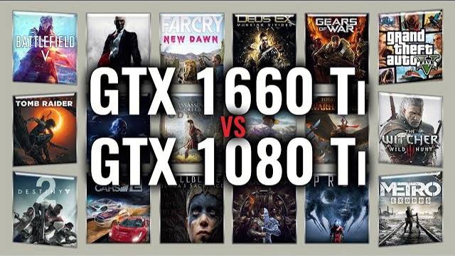 GTX 1660 Ti vs GTX 1080 Ti Benchmarks | Gaming Tests Review & Comparison | 53 tests