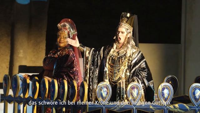 Партия Короля Опера Аида. Австрия 2024, Aida, Ivan Zinovi , Il Re CUT, Oper im Steinbruch