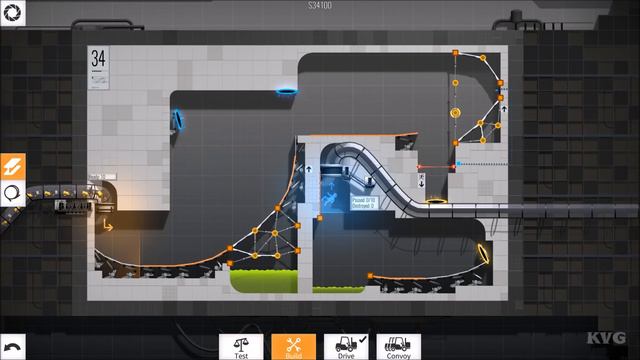 Bridge Constructor Portal - Walkthrough - Part 34 - Vertical Limits (PC HD) [1080p60FPS]