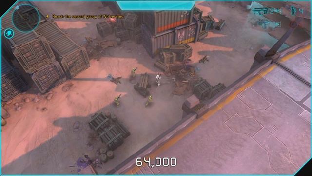 Halo: Spartan Assault Playthrough (Xbox 360) - Mission B-2 (Reactor Field Relief)