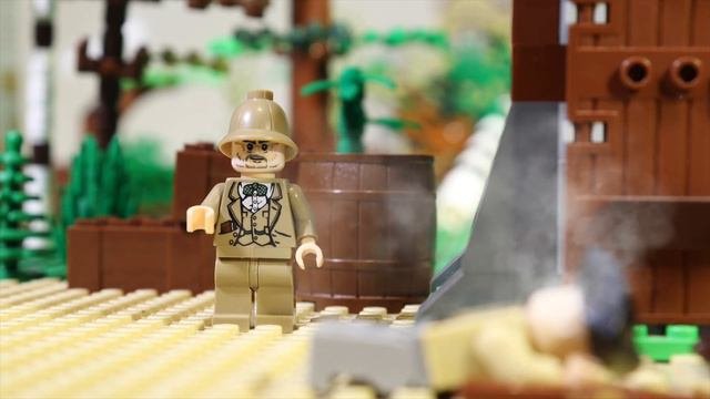 Lego American revolution battle of Concord - history brick film part 2