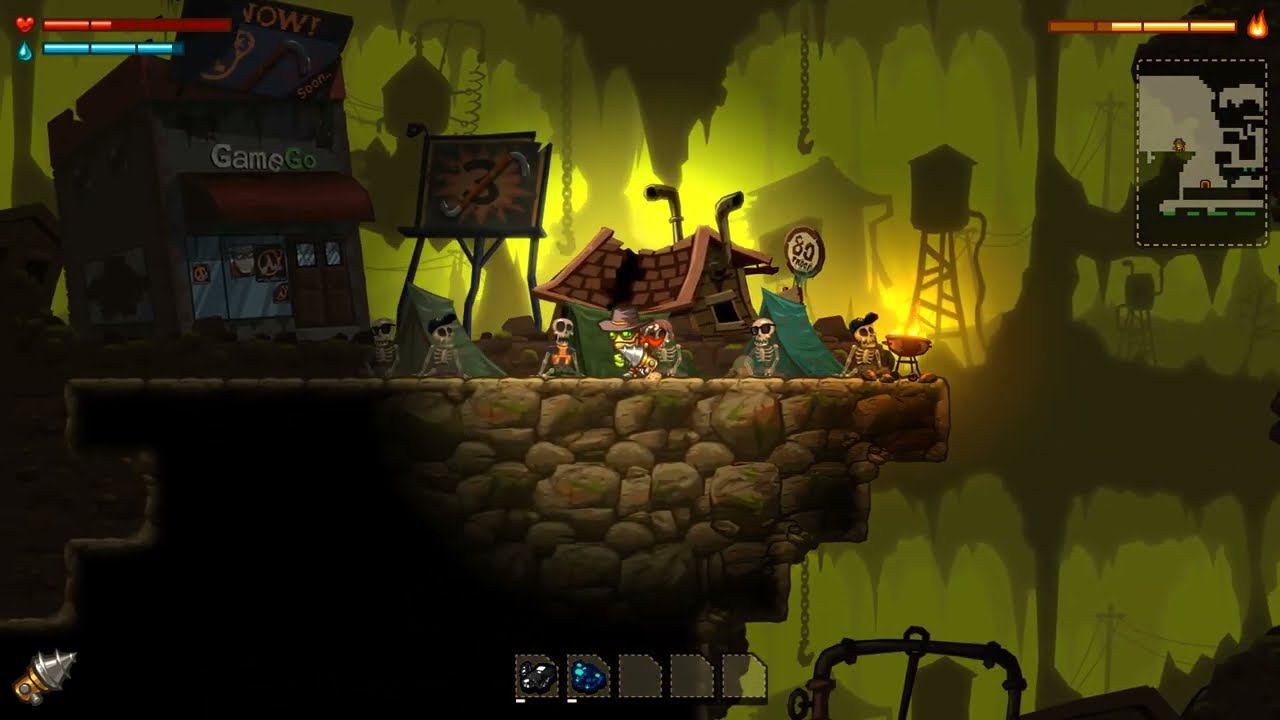 Пасхалка в SteamWorld Dig