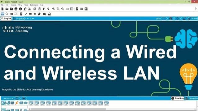 Packet Tracer V7.2 - Connecting a Wired and Wireless LAN