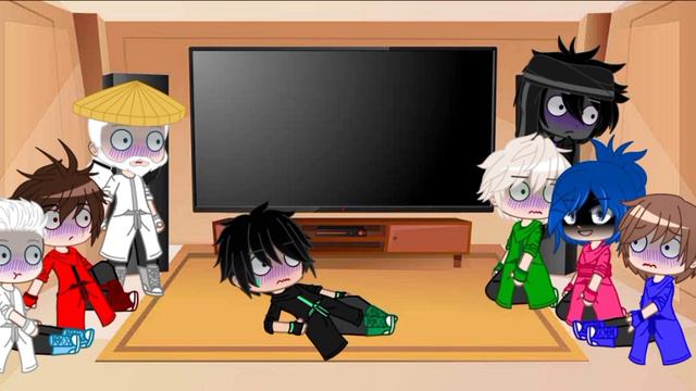 || Реакция Лего Ниндзяго на тт || gacha club ||