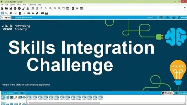 Packet Tracer V7.2 - Skills Integration Challenge