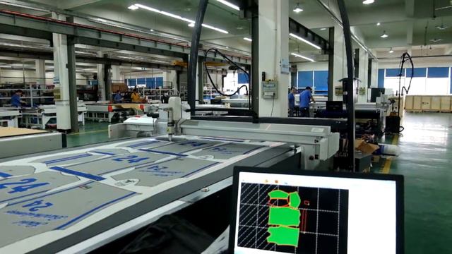 IECHO SCAN TO CUT SYSTEM for Printed Fabric cutting.