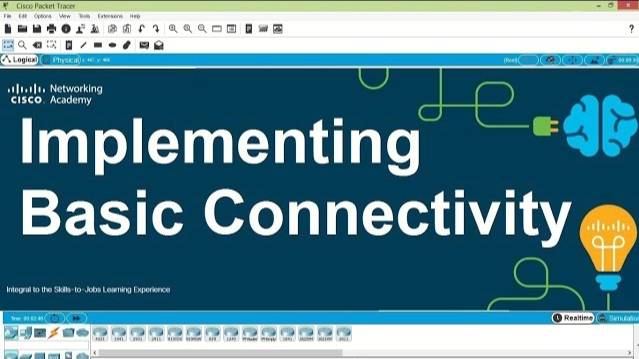 Packet Tracer V7.2 - Implementing Basic Connectivity