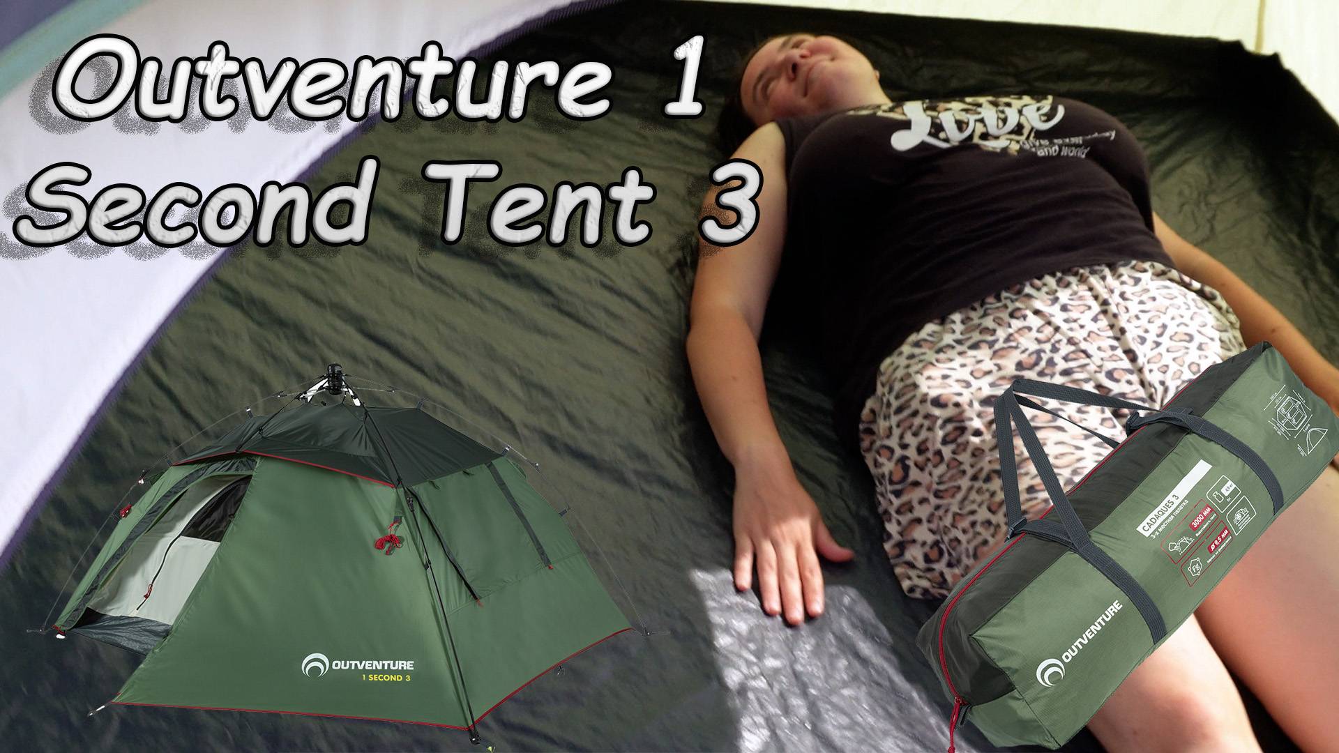 Палатка Outventure 1 Second Tent 3. Обзор. Разбока, сборка. Сравнение с Дешовой полаткой