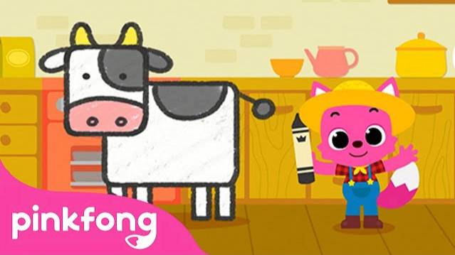 Moo-Moo Cow | Farm Animals | Chicken and Chicks | Pinkfong Animal Songs for Children