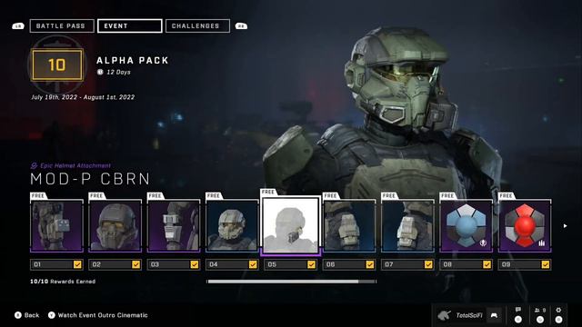 Halo Infinite: Alpha Pack Event | Completed Pass