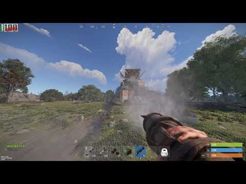 RUST Рейд базы На сервере PVE STALKER/RUST100RENTGEN