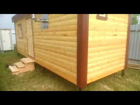 Когда соседи близко печную трубу надо делать вот так...Сборка бани в Калязине.