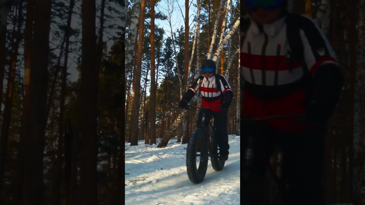 Fatbike in winter #shorts #gopro #cinematic #winter