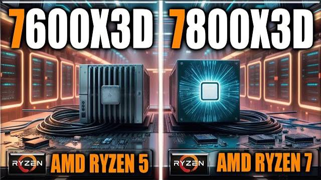 7600X3D vs 7800X3D Benchmarks - Gaming Benchmarks / Applications Tests