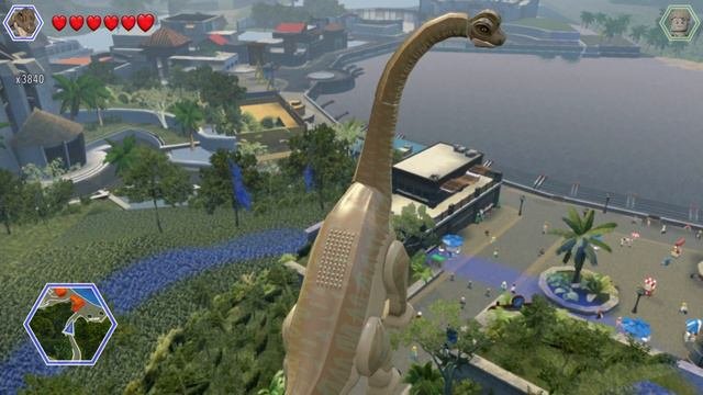 LEGO Jurassic World Flying Brachiosaurus Glitch