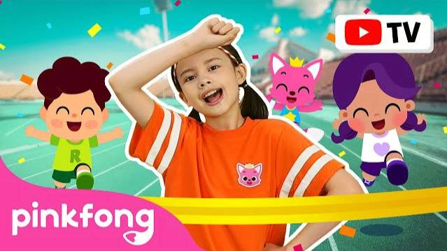 Let's Run a Race! | Dance Along | Kids Rhymes | Let's Dance Together! | Pinkfong Songs