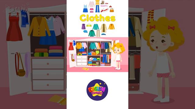 Kids vocabulary - Clothes - clothing