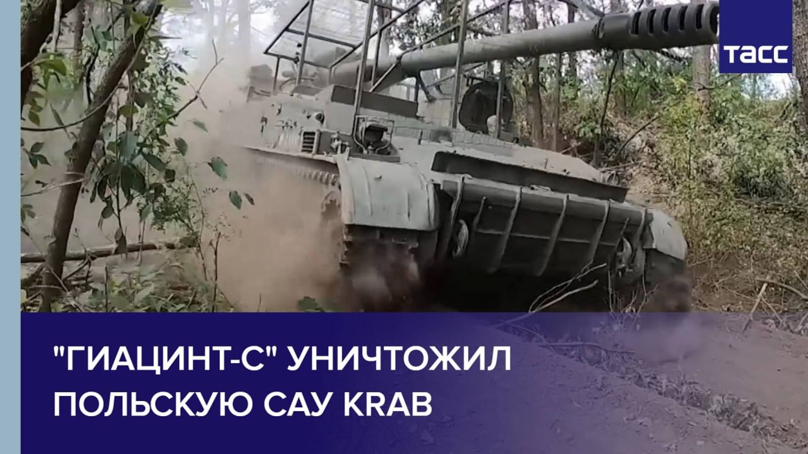 "Гиацинт-С" уничтожил польскую САУ Krab