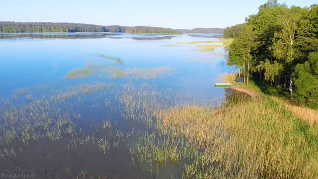 4K Drone Footage - Lithuanian Nature from Above - Ambient Drone Video-1.