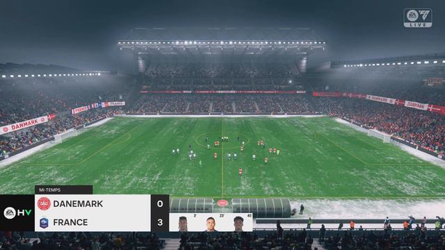 EA FC 24 France vs Danemark PS5 Ultra Realism Gameplay & Graphics MOD 4K HDR
