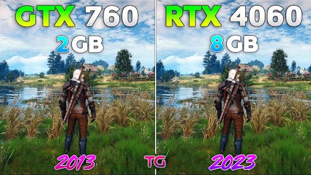 GTX 760 vs RTX 4060 - 10 Years Difference